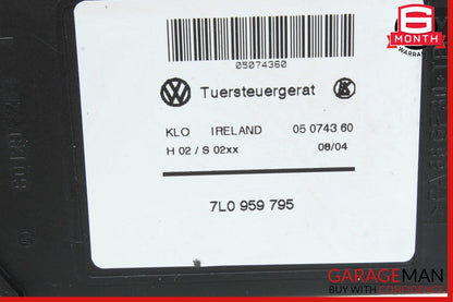 03-10 Porsche Cayenne 955 957 Rear Left Side Door Window Regulator Motor OEM