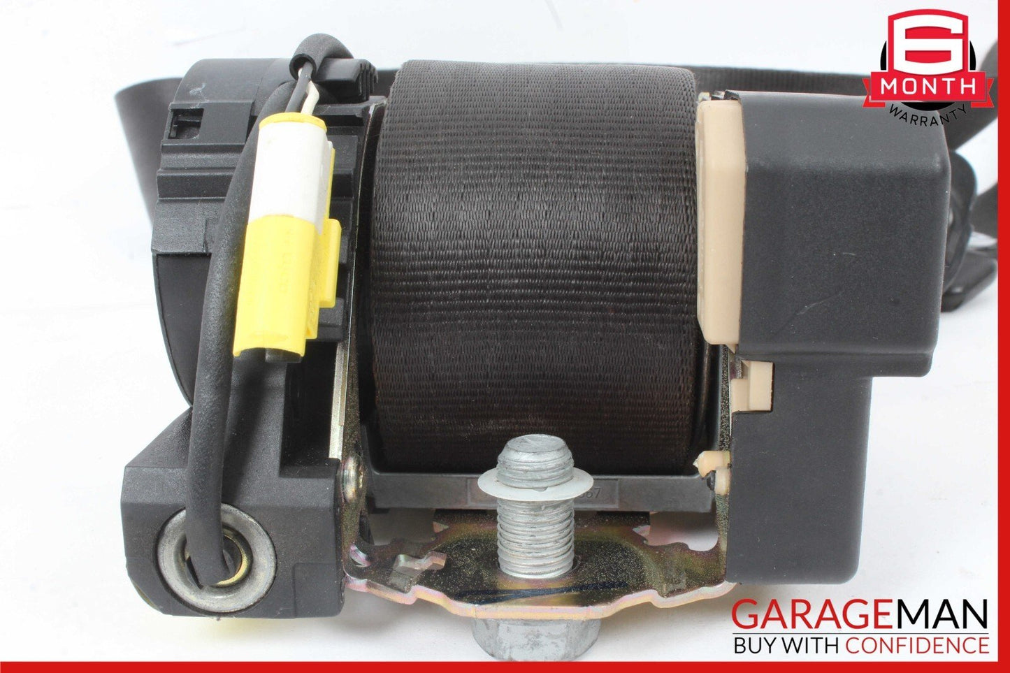 03-08 Maserati Quattroporte M139 Front Left Driver Side Seat Belt Black OEM