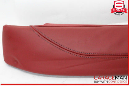 18-24 Audi S5 A5 Rear Left and Rear Right Side Seat Bolster Trim Panel Red OEM