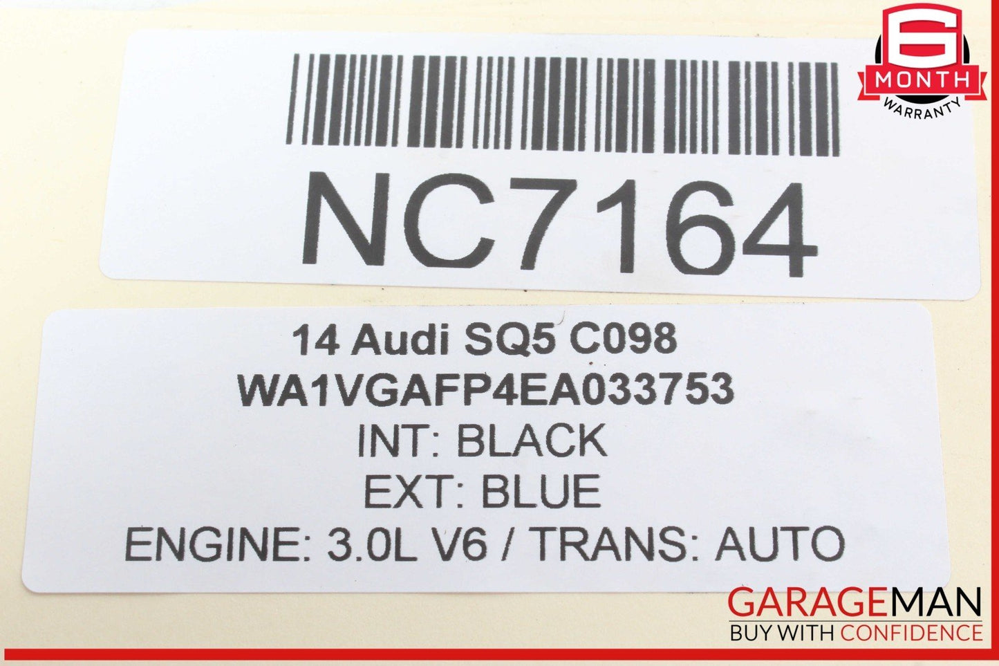 14-17 Audi SQ5 Engine Starter Motor Valeo 079911022 OEM