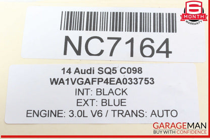 14-17 Audi SQ5 Engine Starter Motor Valeo 079911022 OEM