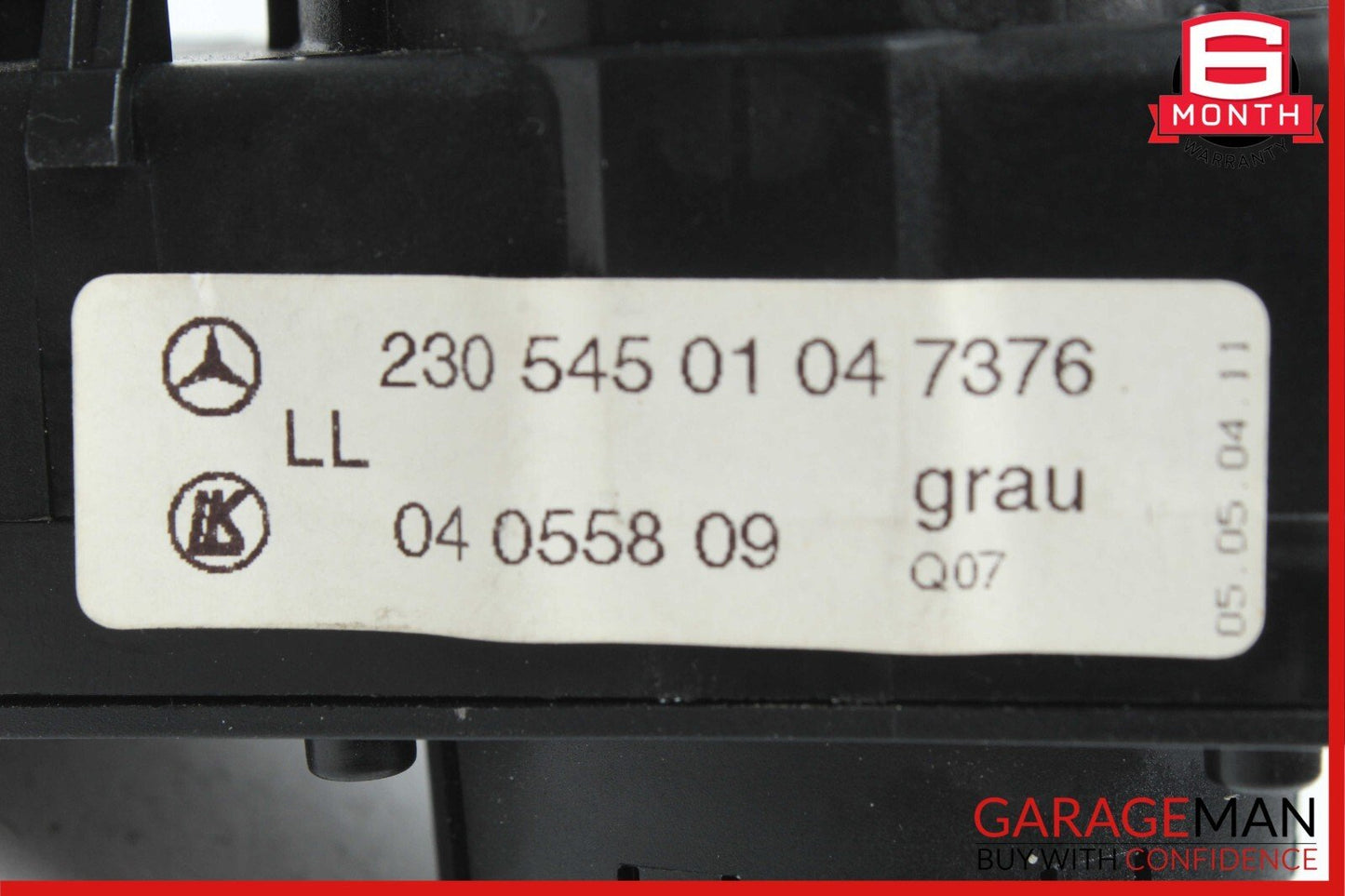 03-12 Mercedes R230 SL500 SL550 SL55 AMG Headlight Control Switch Controller