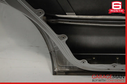 03-06 Porsche Cayenne 955 Rear Left Driver Side Exterior Door Shell Panel Silver