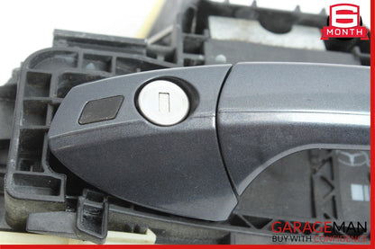 10-13 Mercedes W212 E350 Front Left Exterior Door Handle Assembly Tenorite Gray