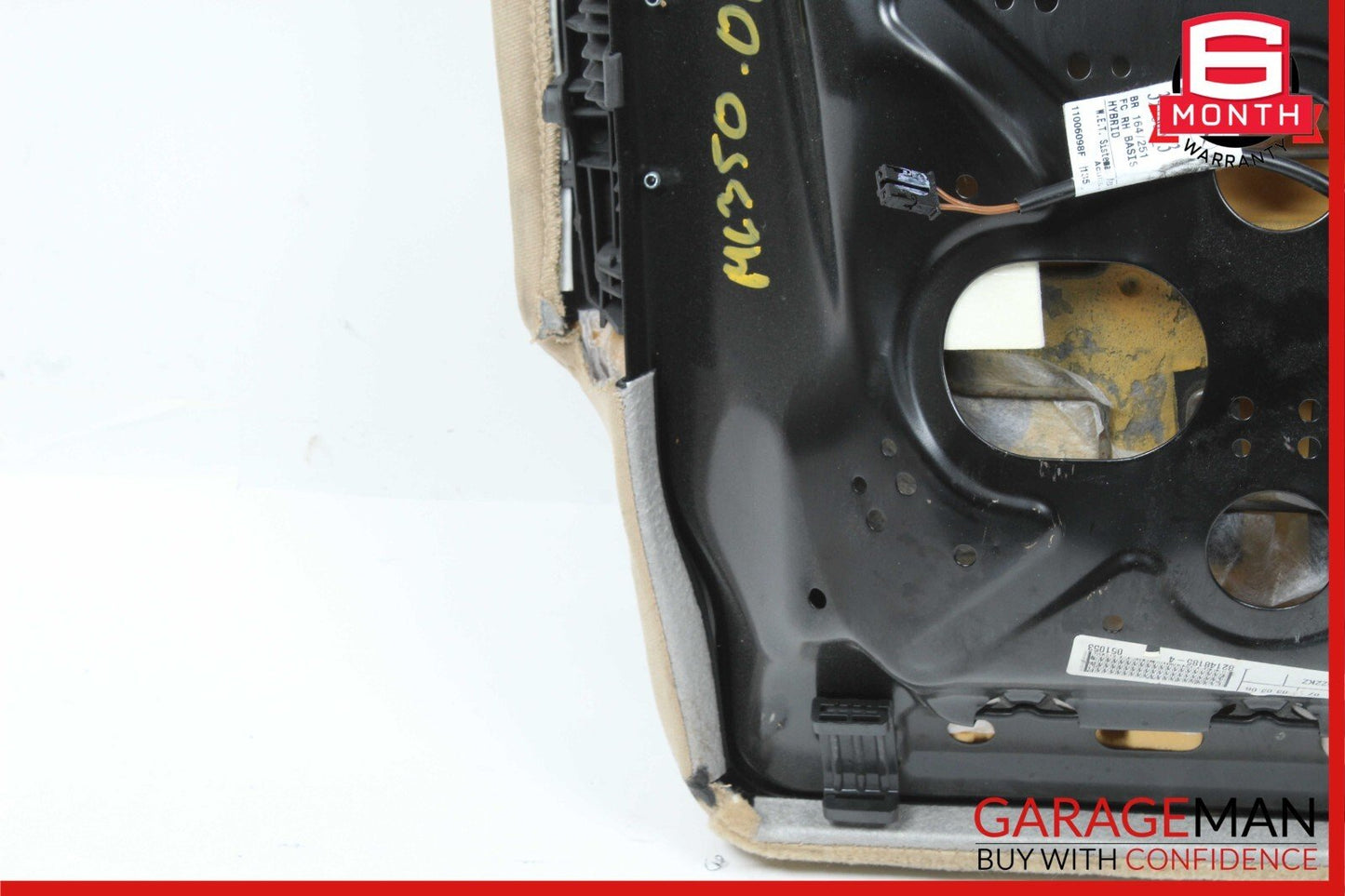 06-08 Mercedes W164 ML350 ML550 Front Right Side Lower Bottom Seat Cushion OEM
