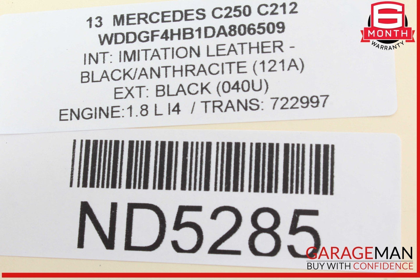 08-14 Mercedes W204 C250 C300 C350 Floor Gear Selector Shifter 2042677524 OEM
