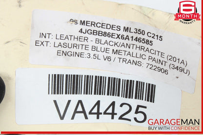 05-13 Mercedes W164 ML350 GL450 Oil Filter Cooler Housing 2721800410 OEM