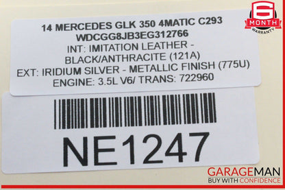 10-15 Mercedes X204 GLK350 4MATIC Rear Right Side Door Lock Latch Actuator OEM