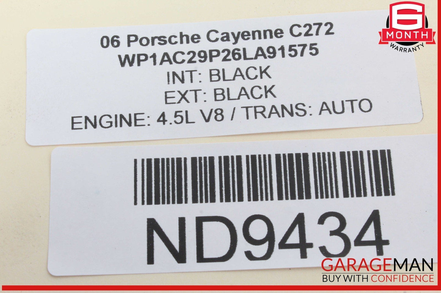 03-10 Porsche Cayenne 955 957 Rear Right Side Door Lock Latch Actuator OEM
