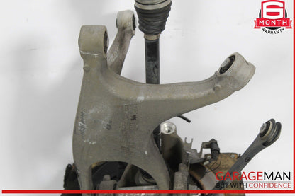 11-18 Audi A8 Rear Left Spindle Knuckle Wheel Hub w/ Control Arms & Shaft OEM