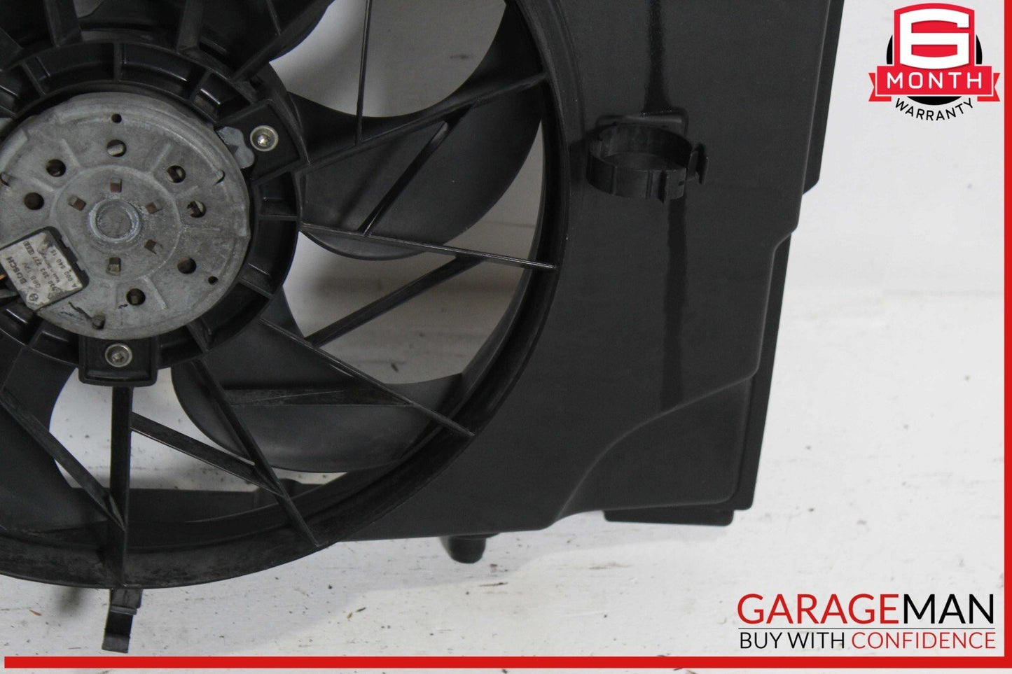97-04 Mercedes R170 SLK230 C230 Engine Cooling Radiator Fan Motor Shroud Assy