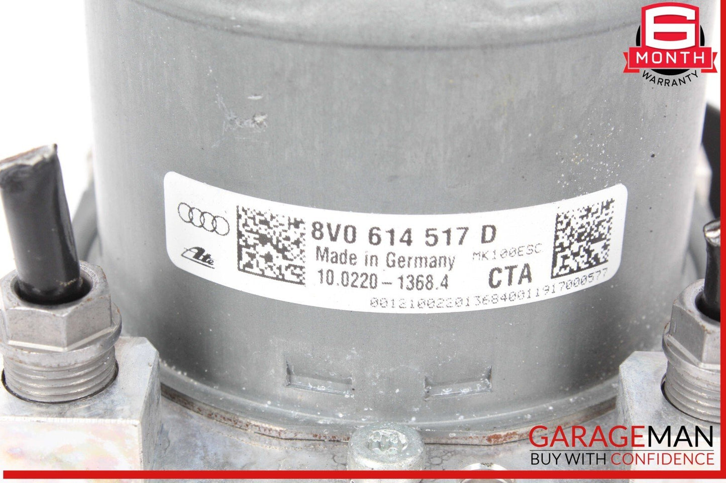 17-20 Audi S3 A3 ABS Anti Lock Brake Pump Module 8V0614517D OEM