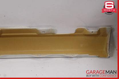 06-13 Mercedes W251 R350 Left Side Skirt Rocker Moulding Panel Alabaster White