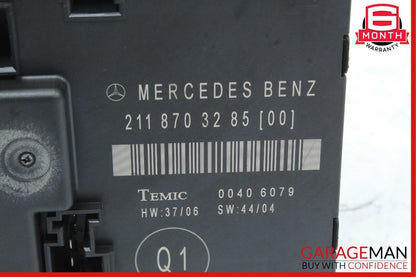 03-09 Mercedes W211 E350 E550 Rear Right Side Door Control Module Unit OEM