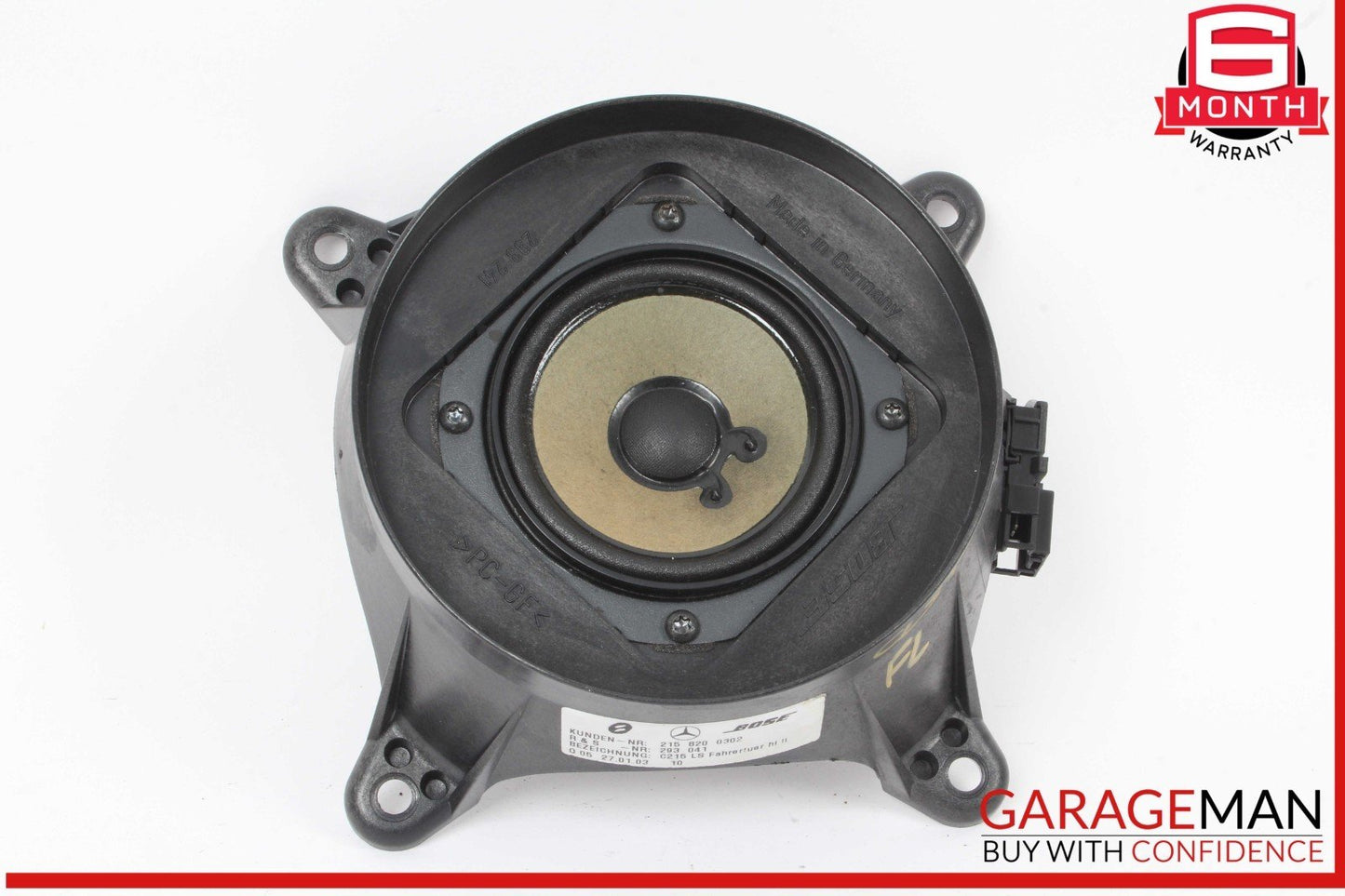 00-06 Mercedes W215 CL55 AMG Front Right and Left Side Door Sound Speaker OEM