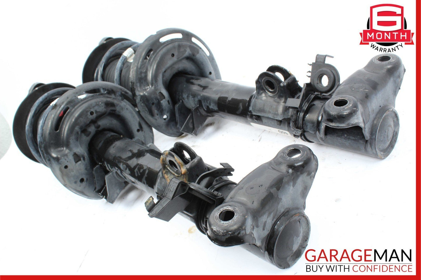 08-17 Mercedes C250 E400 Front Right & Left Shock Strut Absorber Set of 2 RWD