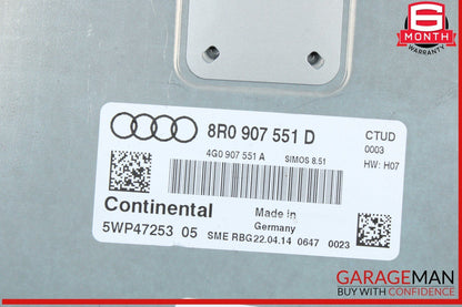 14-17 Audi SQ5 Q5 Engine Computer Control Module Unit ECU ECM 8R0907551D OEM
