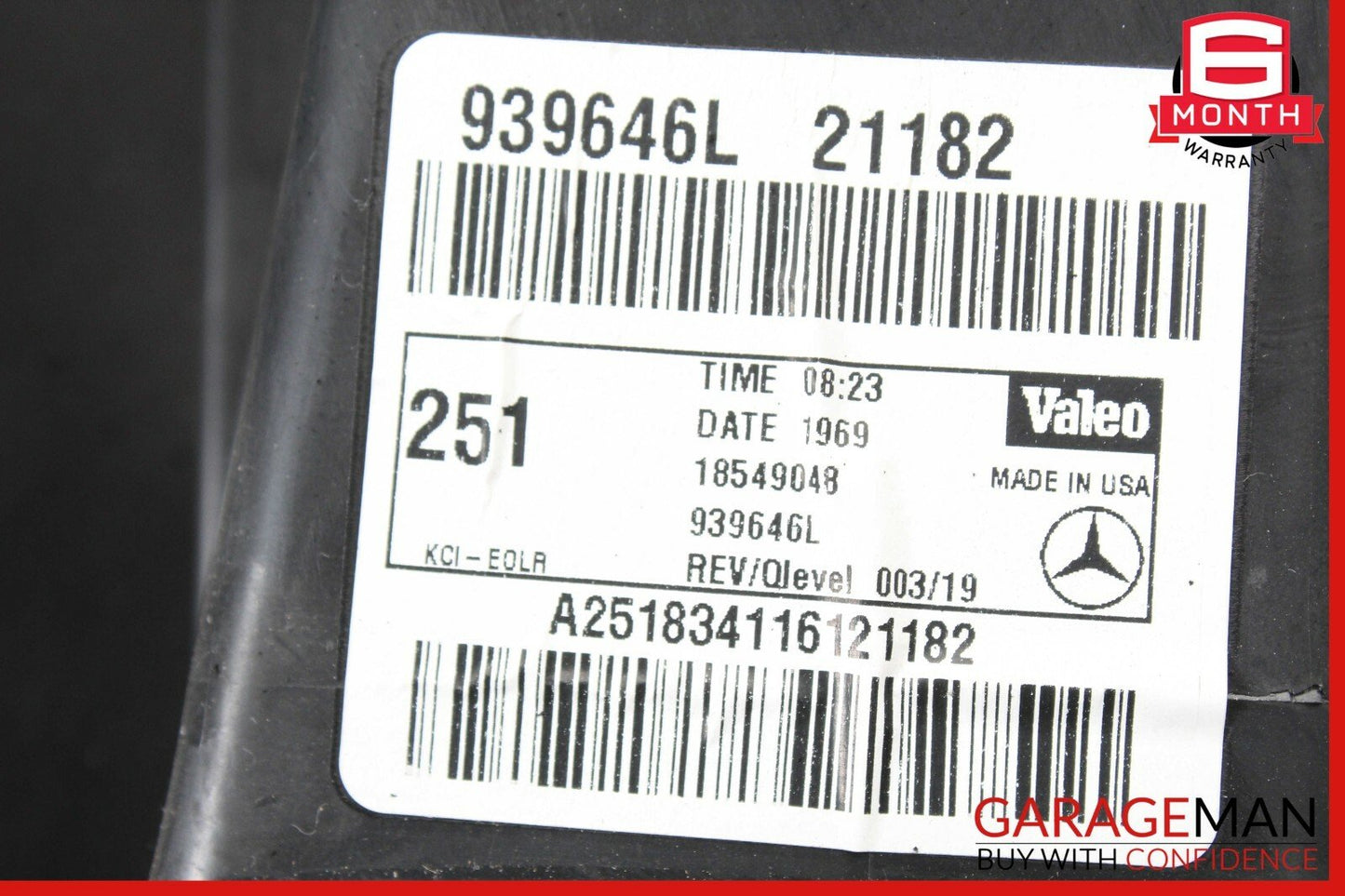 06-13 Mercedes W251 R320 R350 Rear AC A/C Blower Motor Assembly 2518341161 OEM