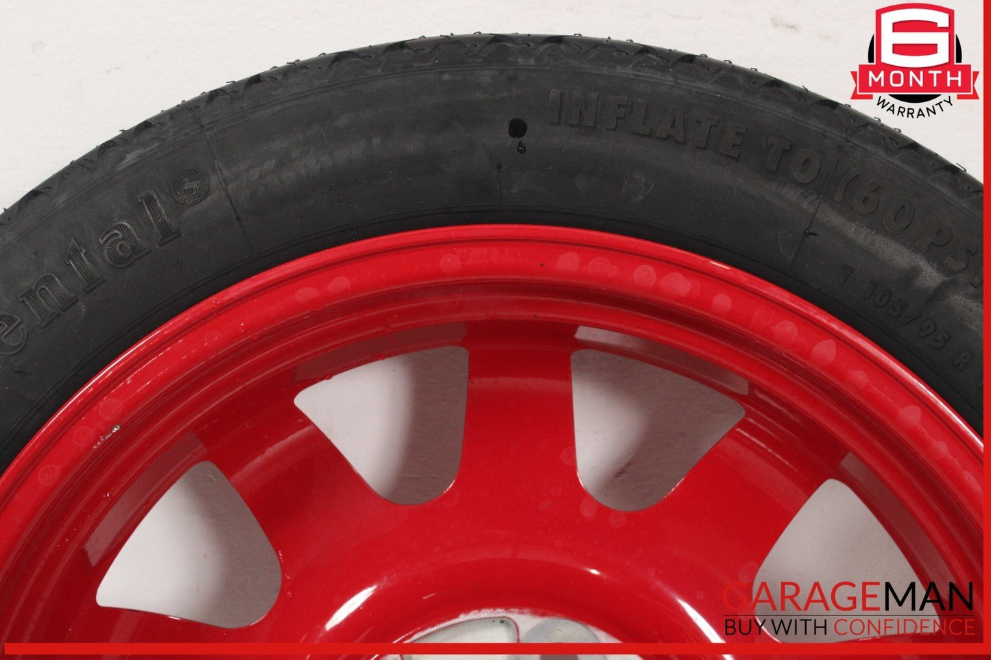 97-04 Porsche Boxster 986 Carrera 911 Spare Tire Wheel Rim Tire T105/95 R17 OEM