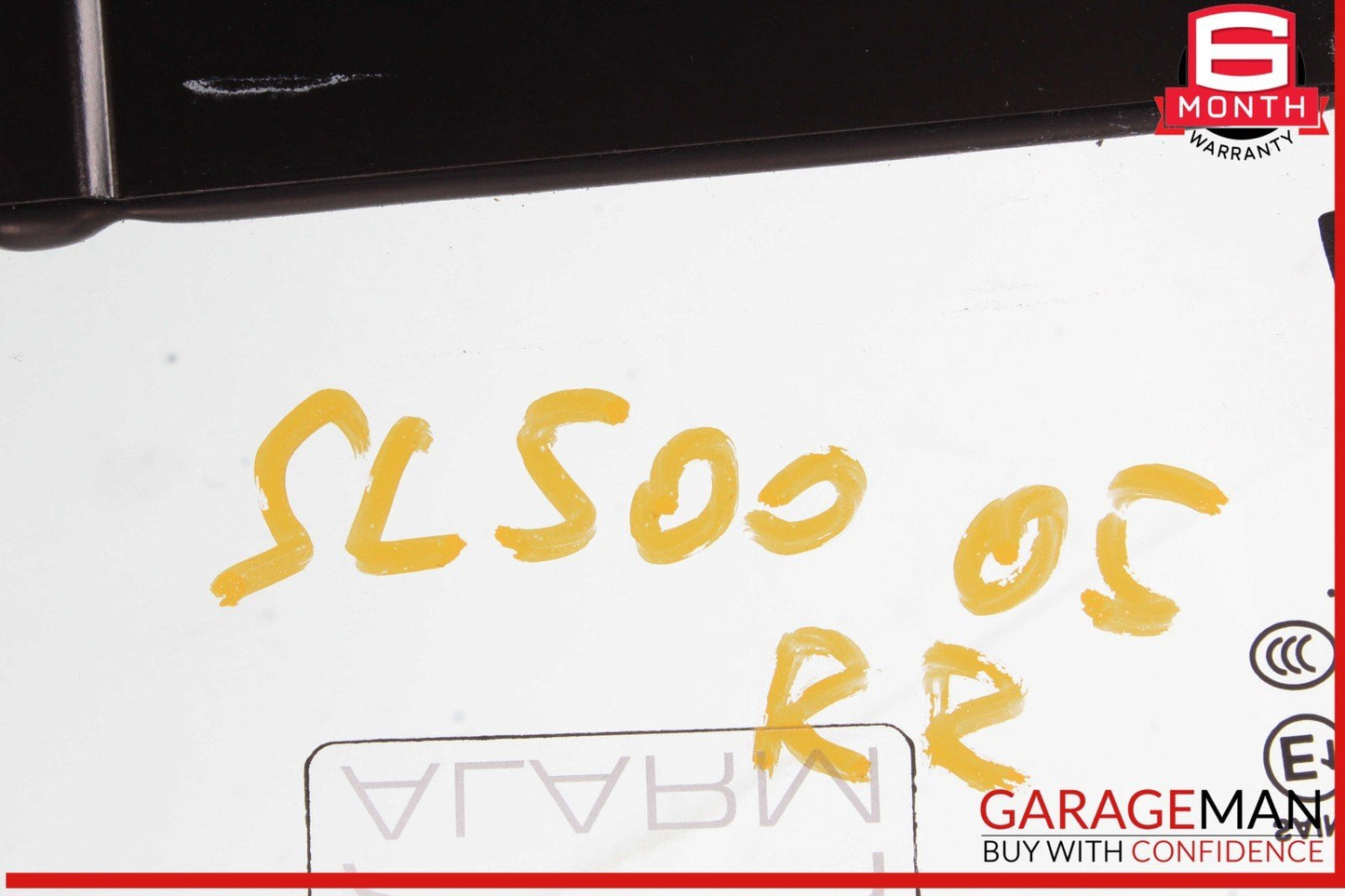 03-12 Mercedes R230 SL500 SL55 AMG Rear Right Side Quarter Window Glass OEM