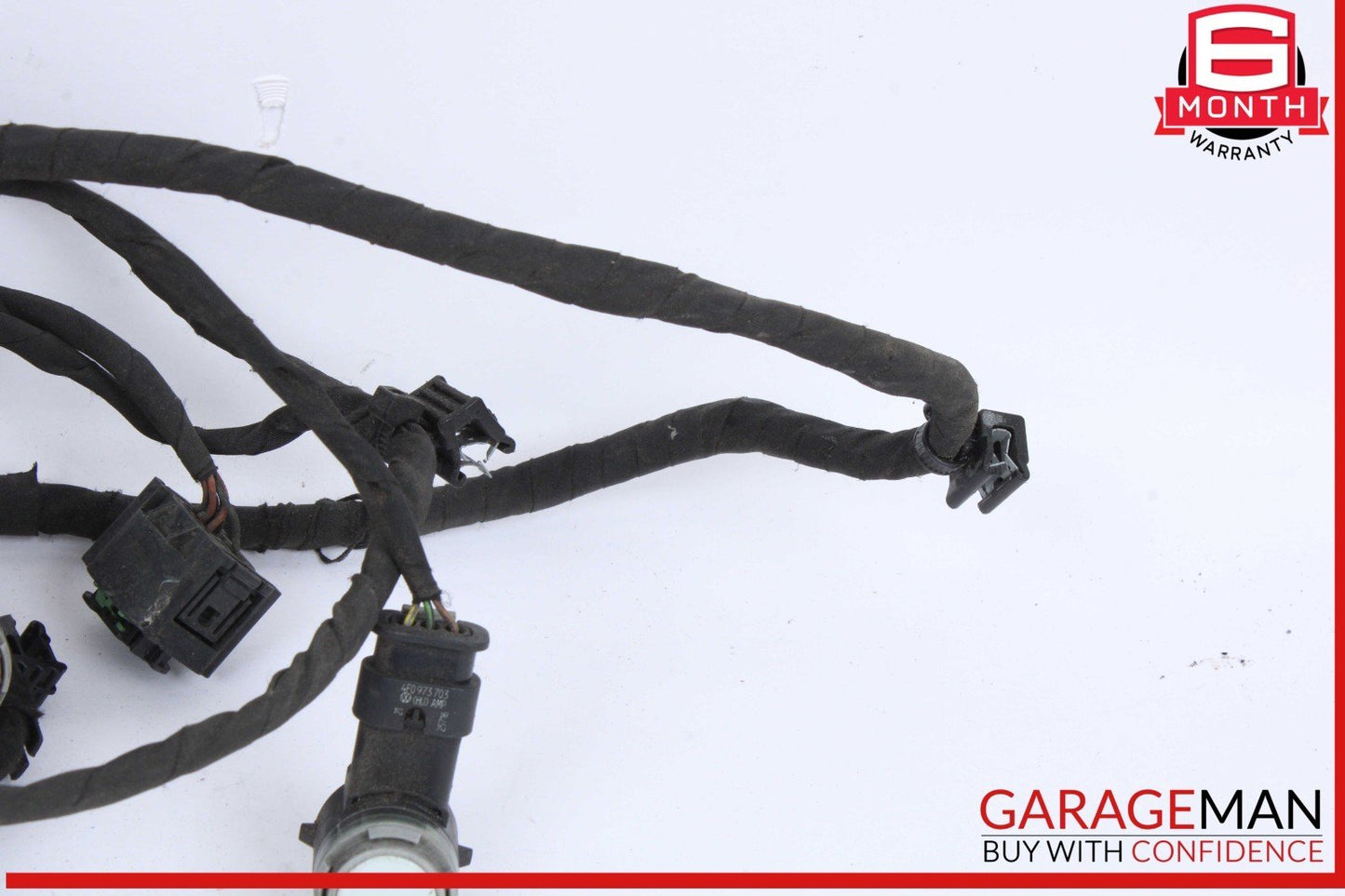 17-24 Audi Q7 Rear Bumper Wire Wiring Harness w/ Sensors 4M0971104AJ OEM