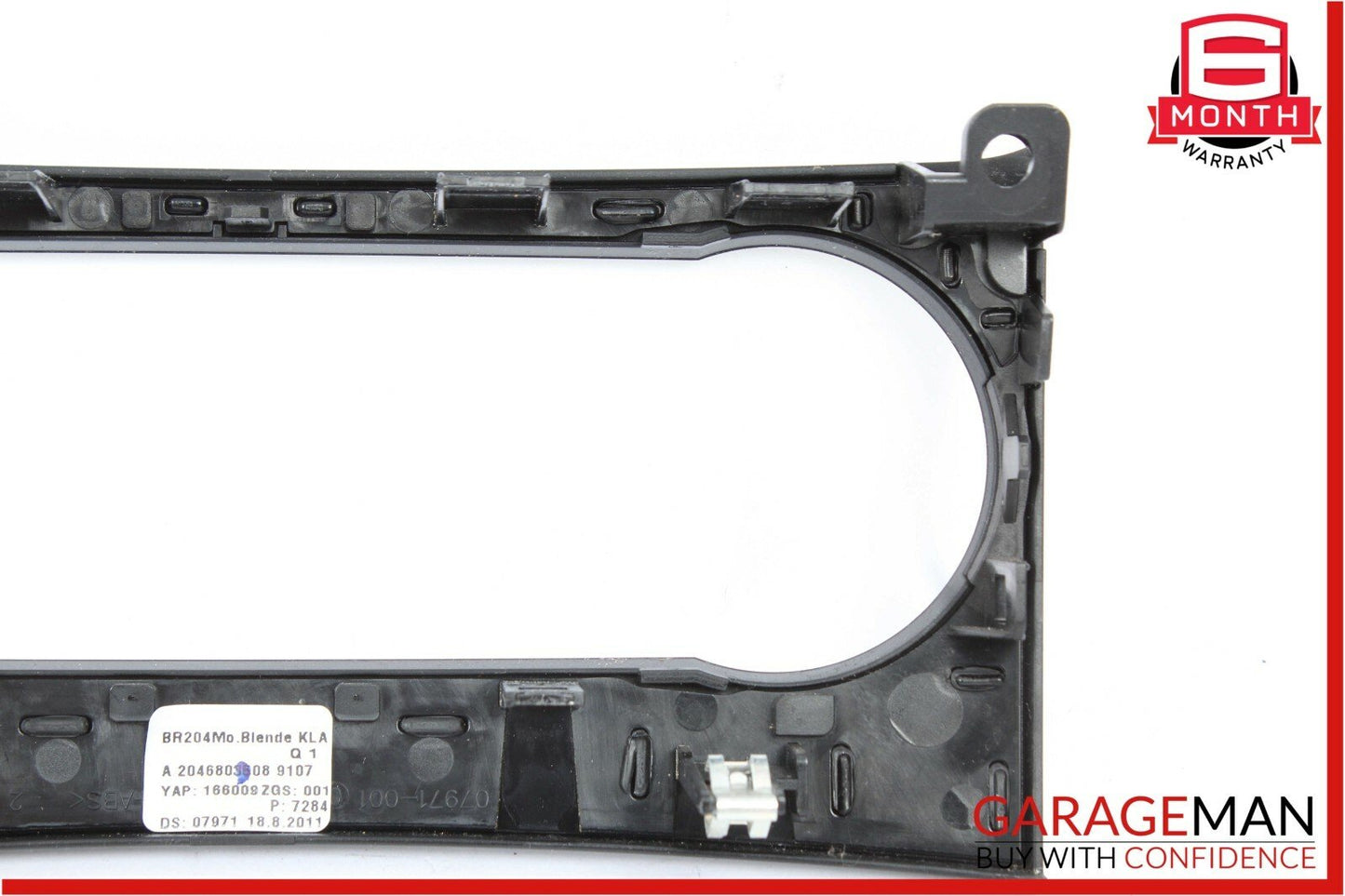 12-14 Mercedes W204 C300 C350 AC A/C Climate Control Switch Trim Bezel Black