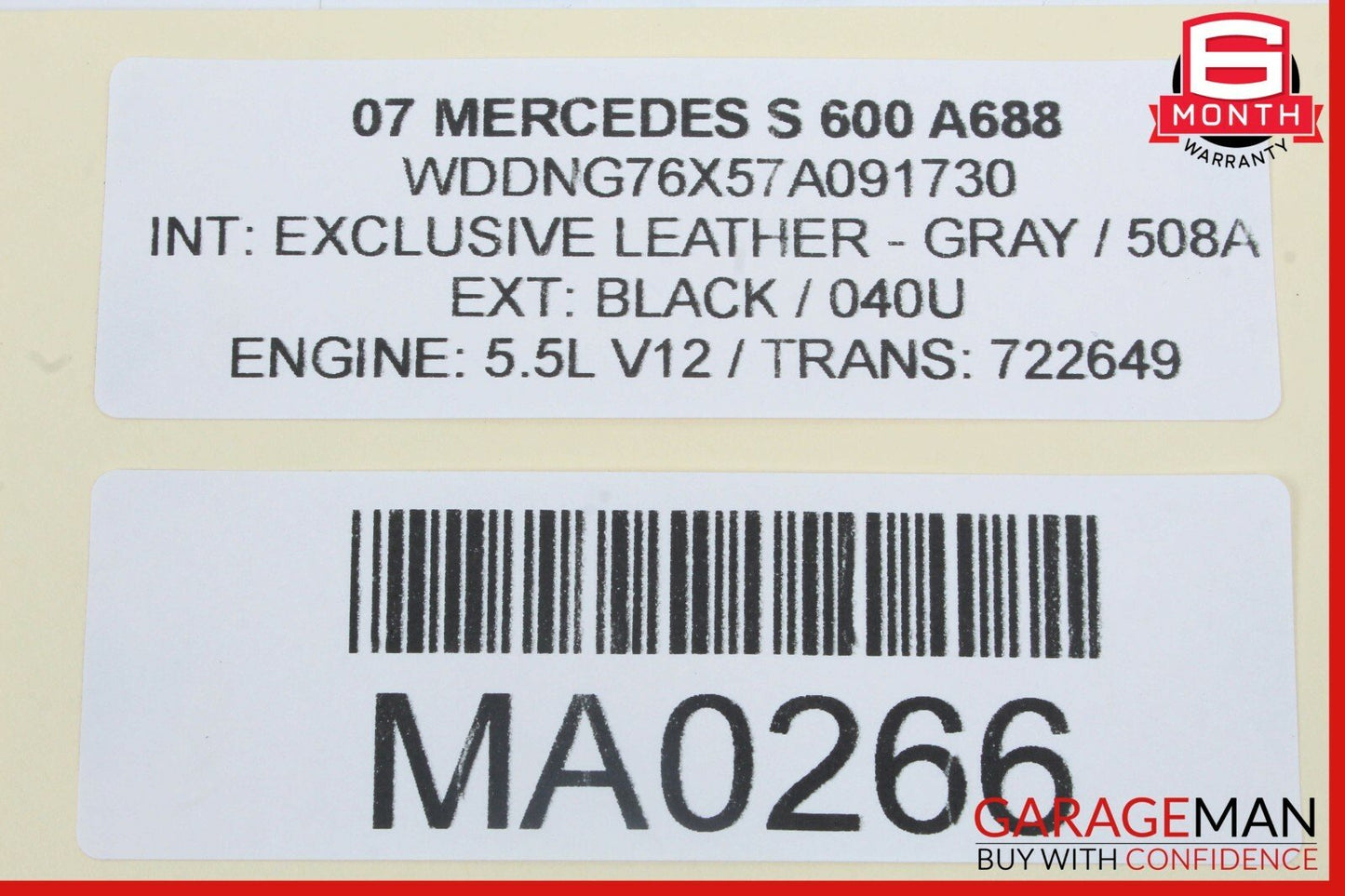 07-13 Mercedes W221 S600 CL550 Center Dash AC A/C Air Vent Trim 2216890066 OEM