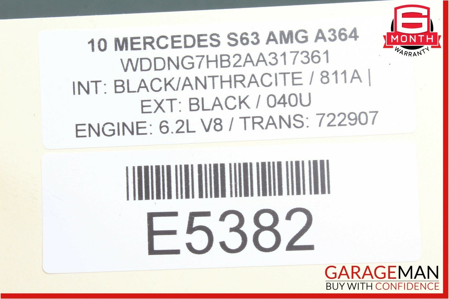 10-13 Mercedes W221 S63 Rear Left Seatbelt Seat Belt Buckle OEM