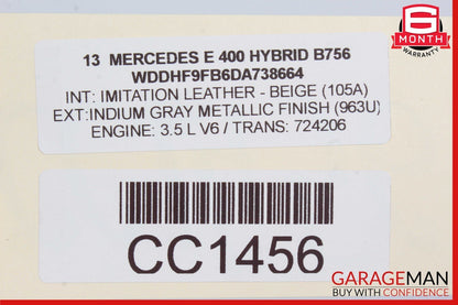 15-17 Mercede W212 E400 CLS400 Rear Differential Diff Carrier Axle 2.65 OEM