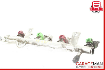 03-05 Mercedes W203 C230 1.8L Fuel Injection Rail Line w/ Injectors Assembly OEM