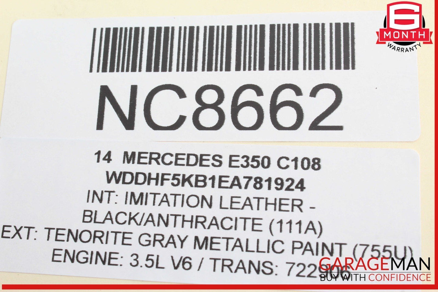08-17 Mercedes W212 E350 Rear Right Side Suspension Upper Control Arm OEM
