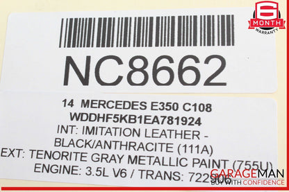 08-17 Mercedes W212 E350 Rear Right Side Suspension Upper Control Arm OEM