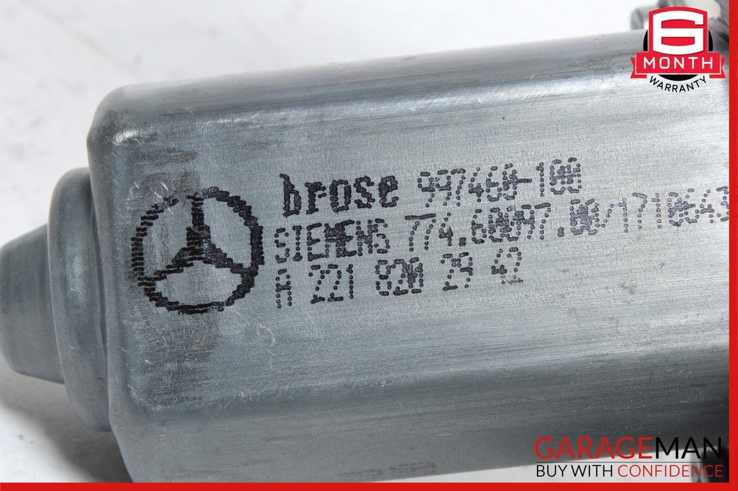 07-13 Mercedes W221 S550 S400 S600 Door Window Regulator Motor Rear Left Side
