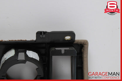 11-17 Porsche Cayenne 958 Front Left Side Dash Trim Cover Panel Brown OEM