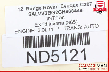 12-13 Range Rover Evoque Rear Right Passenger Side Door Control Module Unit OEM