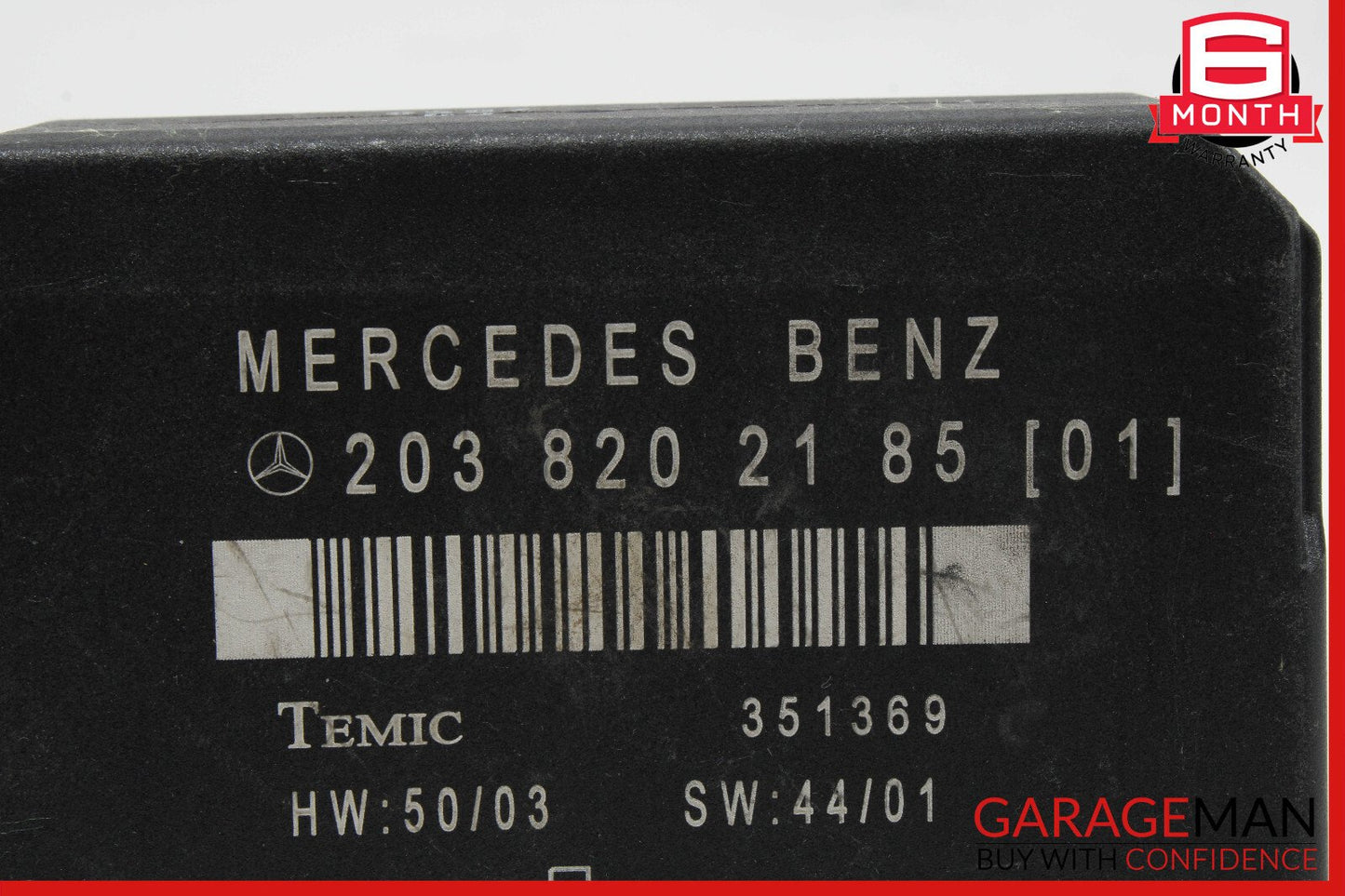 01-07 Mercedes W203 C230 Rear Left Door Control Module 2038202185 OEM