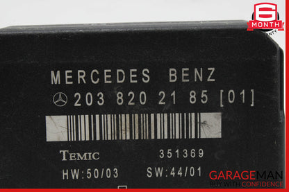 01-07 Mercedes W203 C230 Rear Left Door Control Module 2038202185 OEM