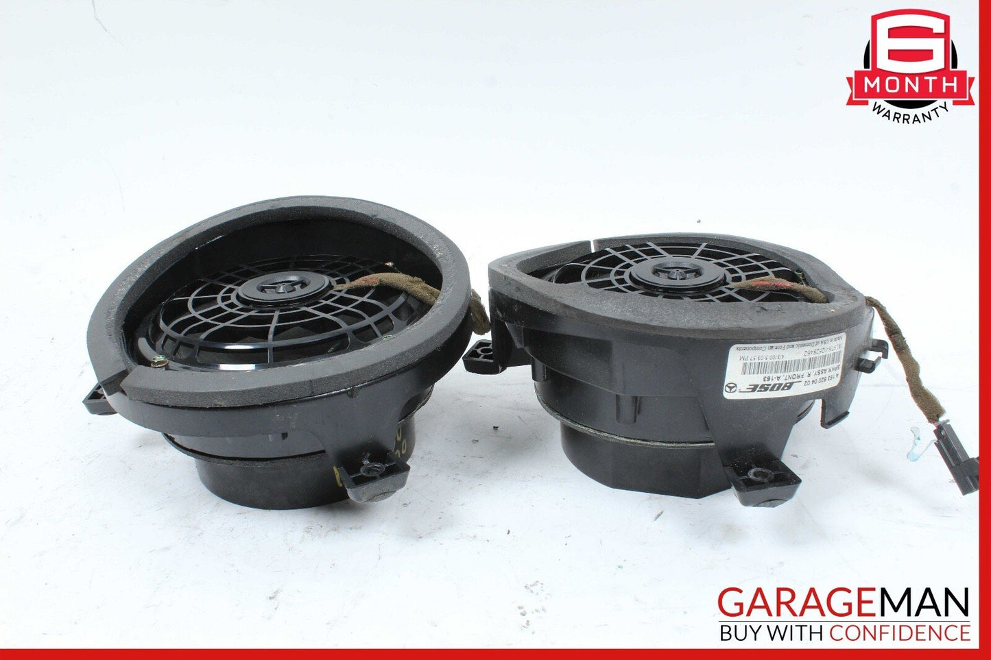 00-05 Mercedes W163 ML430 ML320 Front Door Speakers Sound Set OEM