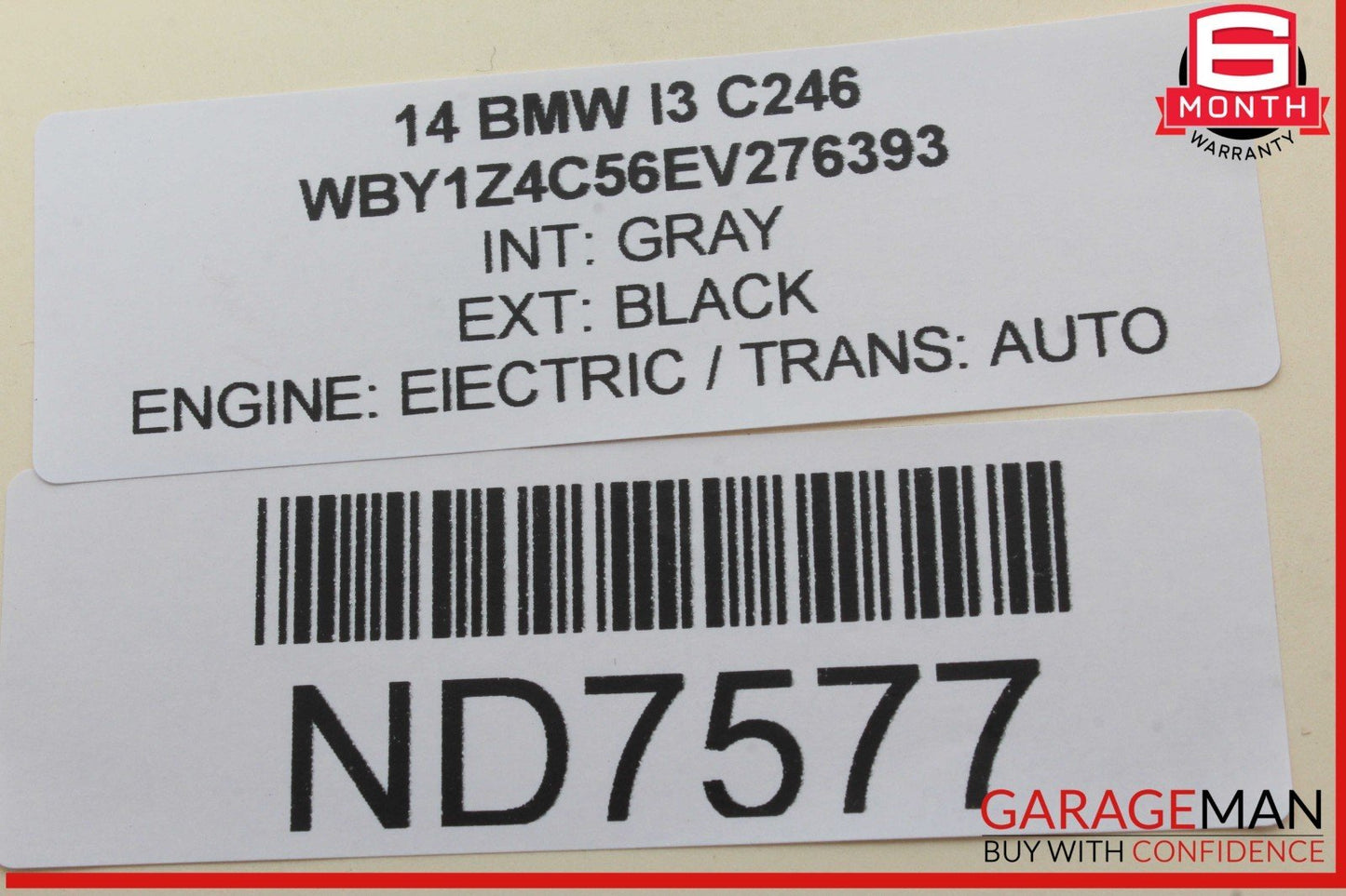 14-21 BMW i3 I01 Hybrid Rear Right Passenger Side Seat Belt Retractor OEM