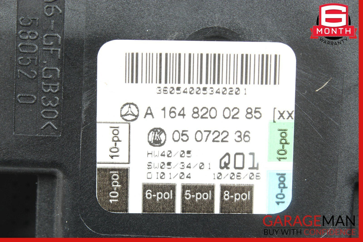 06-12 Mercedes ML350 GL450 Front Right Side Door Control Module Unit