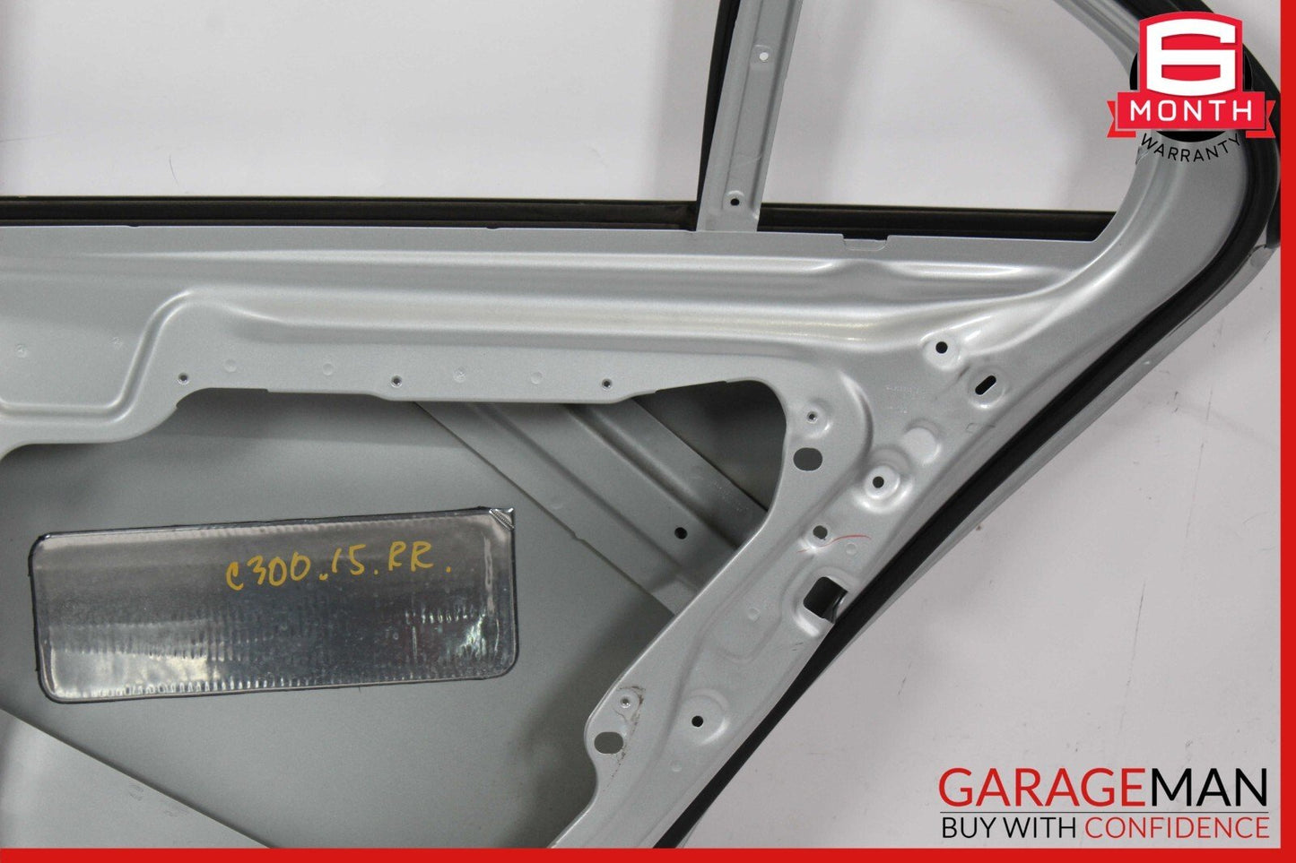 15-20 Mercedes W205 C300 Sedan Rear Right Side Exterior Door Shell Silver OEM