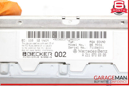 03-08 Mercedes W211 E350 SLK280 Amplifier Amp Becker Audio Module OEM