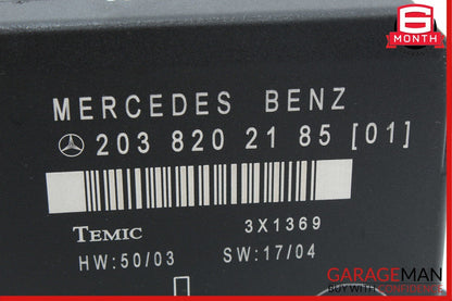 01-07 Mercedes W203 C230 Kompressor Rear Left Side Door Control Module Unit OEM