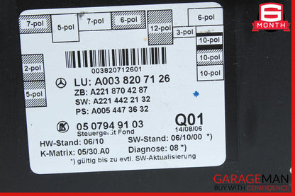 07-13 Mercedes W221 S550 Rear Right or Left Side Door Control Module Unit OEM