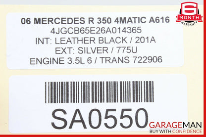 06-12 Mercedes W251 R350 GL450 Front Right Passenger Seat Motor 0390203213 OEM