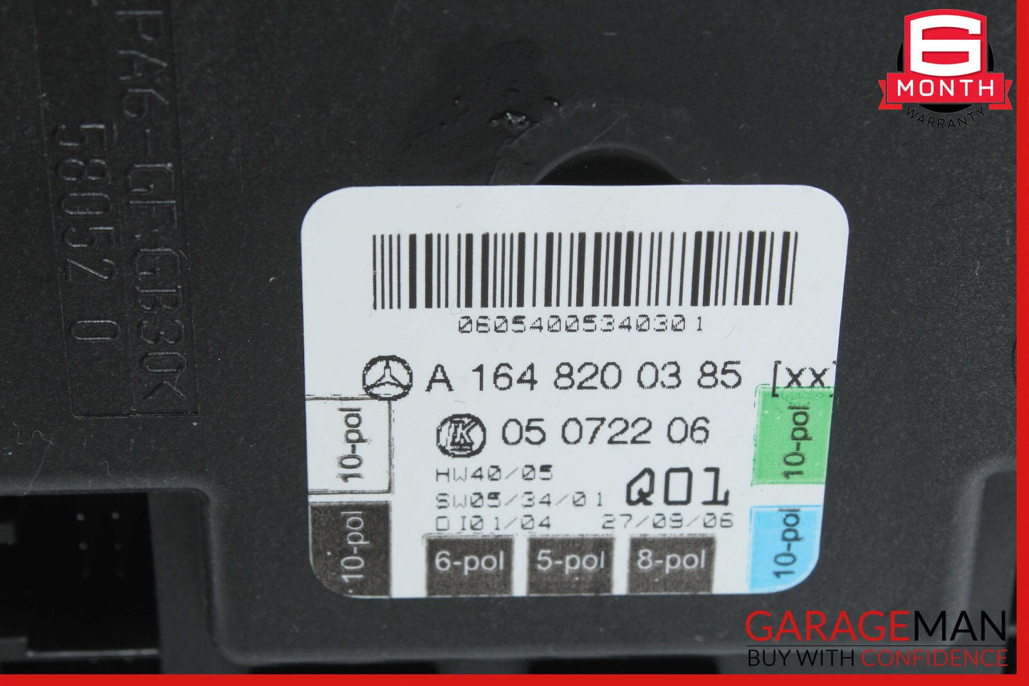 06-13 Mercedes X164 GL450 ML63 R350 Front Left Driver Door Control Module OEM