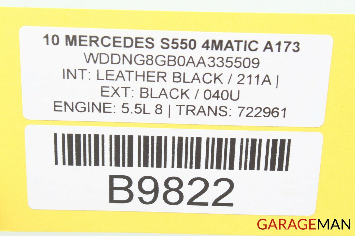 10-13 Mercedes W221 S550 S63 AMG Rear Parking Parktronic Control Module OEM