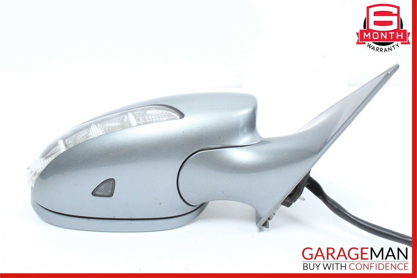 07-09 Mercedes W221 S550 Front Right Side Mirror Door Rear View Grey OEM