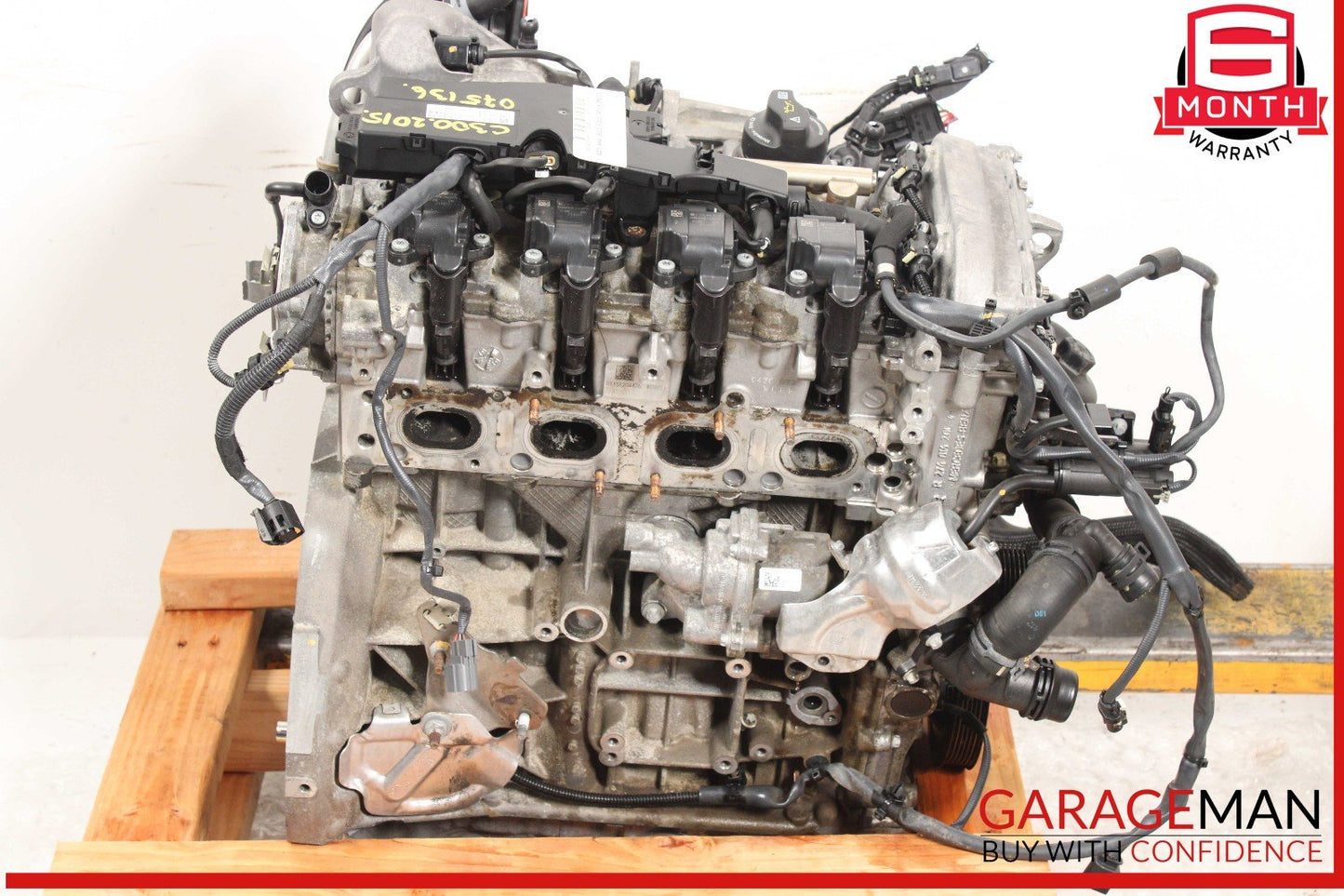 15-20 Mercedes X253 GLC300 C300 E300 M274 2.0L Engine Motor Block Assembly OEM