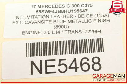 15-20 Mercedes W205 C300 Rear Left or Rear Right Side Lower Control Arm OEM